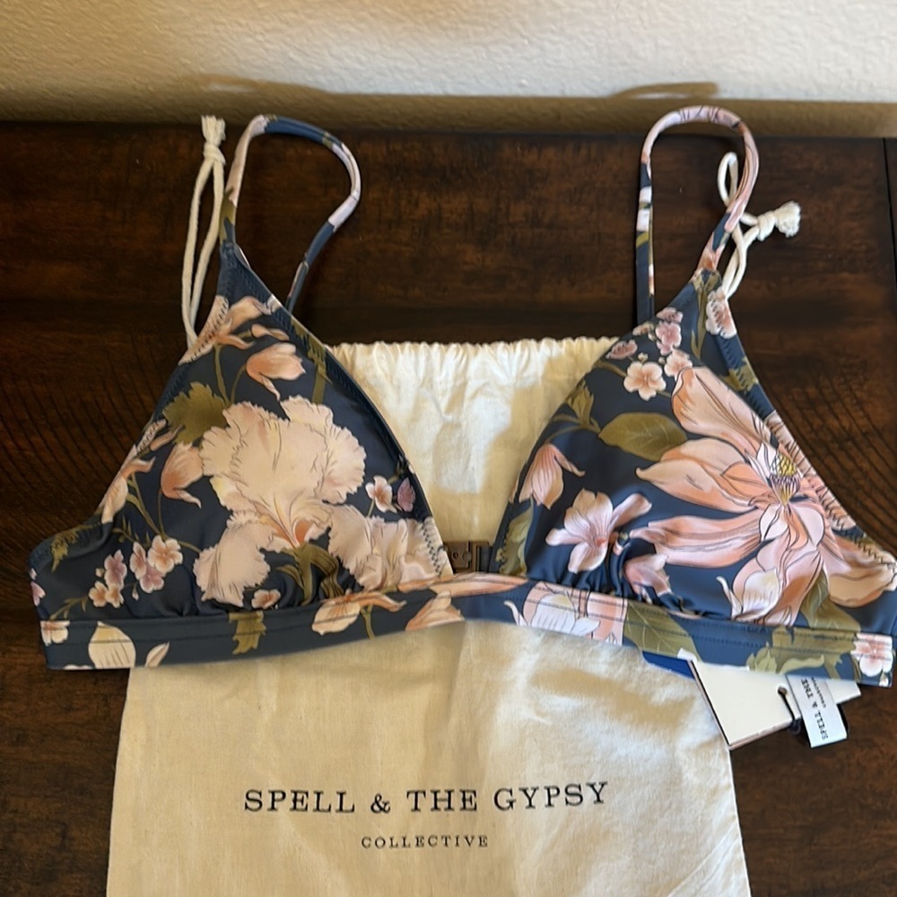 Spell and the Gypsy Waterfall Bikini Set NWT - Picture 3 of 8
